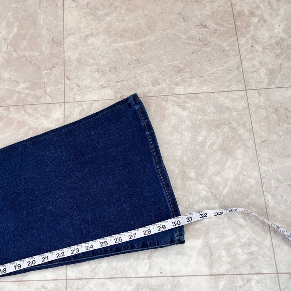 J. Crew Dark Wash Blue Flare Jeans - Picture 7 of 11